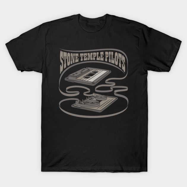 Stone Temple Pilots Exposed Cassette T-Shirt by Vector Empire